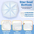 Mineororo 30 33 35 250 Count Commercial Gallon Clear Trash Bags, High Density Garbage Bags, Made in USA, Recycling