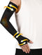 MGANG Lymphedema Compression Arm Sleeve with Gauntlet, 15-20 mmHg Medical Graduated Compression for Pain Relief (Black