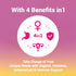 Heawdra Gummies: Immune 60 Gummies Her Juicy Women's Probiotic Supports Womens Wellness & pH Balance, Clean Vegan