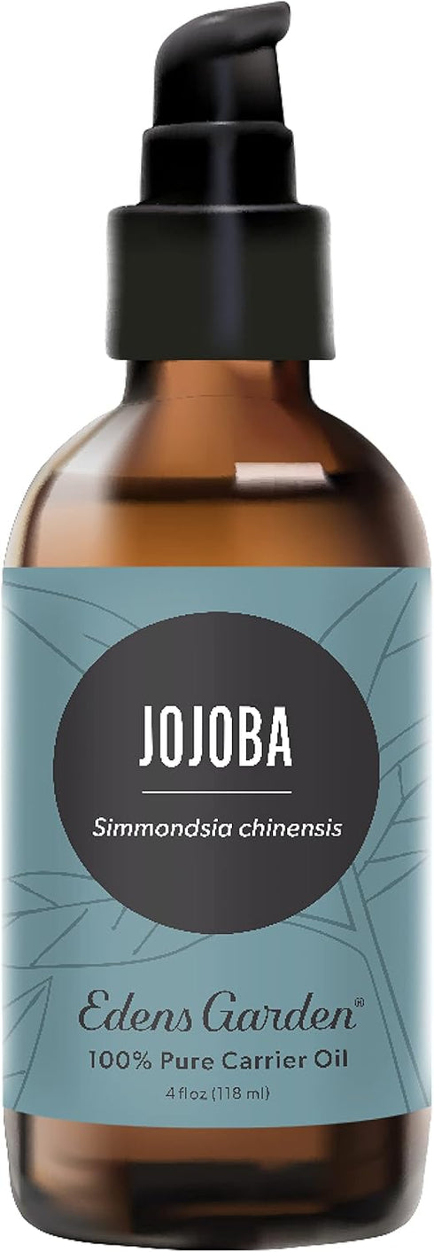 Edens Garden Jojoba Carrier Oil, 100% Pure Premium Cold Pressed, 118 ml (4 fl oz)