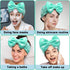 Shintop Sweet Super Soft Caroset Polka Dots Wash Cosmetic Headband Hairlace, Green