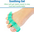 ViveSole Toe Separators, Medium (2 Pairs) - Silicone Gel Spreaders for Men & Women, Therapeutic Spa Stretchers