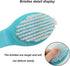 WAFJAMF Foot Stone Brush Exfoliating Shower Foot Scrubber with Pumice (1 PCS Blue)