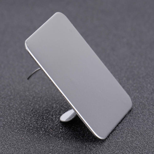 Mini Nail Art Makeup Plate, Stainless Steel Foundation Mixing Palette with Spatula Tool