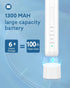Operan Electric Toothbrush for Adults and Kids, Rechargeable Sonic Toothbrush, 5 Modes, 8 Brush Heads, White