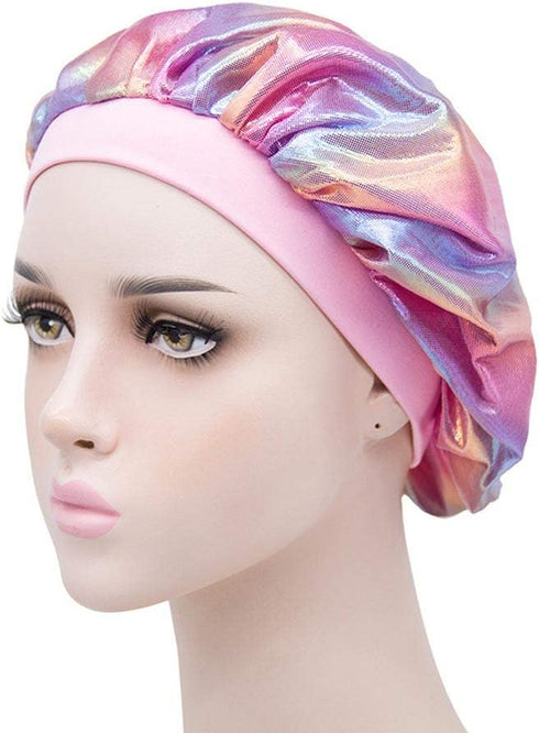 Kids Bonnets for Girls, Sleeping Satin Bonnets for Curly Hair, Silk Sleep Cap Night Caps