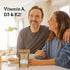 Organica DSO: ADK Vitamin Supplement, Vitamin D3 K2 and A, 90 Capsules for Bone and Heart Health Support