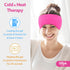 Hilph Headache Ice Pack Migraine Head Wrap – Reusable Cold Pack for Migraine Relief, Tension, Sinus Pain (Red)