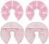 Hot/Cold Breast Gel Bead Ice Packs, Relief for Breastfeeding, Nursing Pain, 2 Pack (Pink)