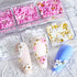 Nail Art 3D Acrylic Flowers Charms, Nail Design Supplies Decoration Accessories