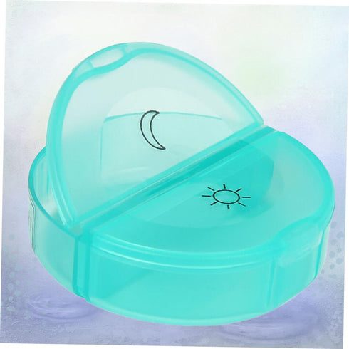 SOLUSTRE Portable Weekly Pill Organizer with Lightweight Medicine Storage Box for Travel Compact Design with Daily