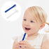 Beavorty 2pcs Two-Sided Denture Brush for Cleaning False Teeth, Travel Set