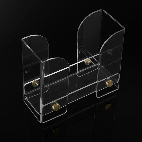 Folded Paper Towel Holder - Acrylic Countertop Dispenser for Z-fold, C-fold or Multi-Fold Paper Towels