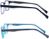 Outray Kids Anti Blue Light Glasses, Classic Rectangle Eyewear for Anti Harmful Blue Light/UV400 (Set Blue+Black, 47)