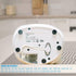 Replacement Handle Hose Parts for Waterpik, Compatible with WP-100 WP-300 WP-660 WP-662 WP-670 WP-672 WP-900 Oral
