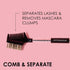 JAPONESQUE Brow & Lash Shaper with 3 Different Spoolie Brushes for Grooming and Shaping Brows