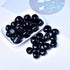 12PCS Natural Black Obsidian Crystal Stone, Polished Stone Set for Healing, Yoga, Reiki, Meditation, Home Decor