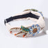 Yusier Baroque Rhinestone Crystal Headbands for Women | Exquisite Embroidered Hair Band Available in 5 Colors (Beige)