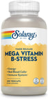 SOLARAY Mega Vitamin B-Stress, Timed Release Vitamin B Complex with B12, Stress & Energy Support, 240 CT