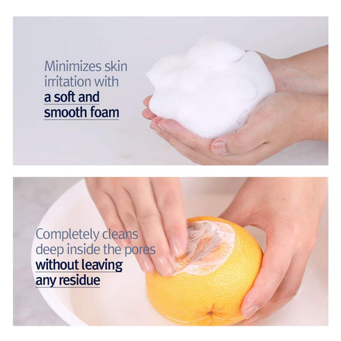 PYUNKANG YUL Cleansing Foam - Korean Facial Wash for All Skin Types - Zero-Irritation Face Washer Extracted from