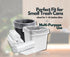 TERFIZ 7-10 300 Commercial Gallon Trash Bags | Bags | Multipurpose for Office Bathrooms Business Home and Industrial