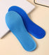 1 Pair Blue Silicone Gel Reusable Honeycomb Full Length Non Slip Comfort Sports Insole, Air Cushion Damping Shoe Pad