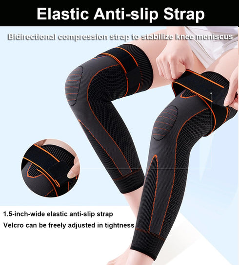 SUJAYU 2 Pack Knee Wraps for Pain Relief, Knee Wrap Knee Compression Sleeve Knee Sleeves for Women Men Compression Knee