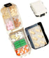ZHUOGWJFJ Travel Pill Organizer 8 Compartments Portable Pill Case, Airtight Daily Medicine Container