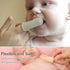 Baby Finger Toothbrush with Case, Food Grade Silicone, BPA Free, 2-Pack (Dusty Lilac + Apricot)