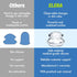 ELERA XL Silicone Cupping Therapy Sets, Professionally Designed Chinese Massage Cups for Joint Pain Relief