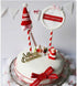 Webake Biodegradable Paper Straws Bulk 200 Red Striped Drinking Straws, Eco-Friendly Alternative for Parties