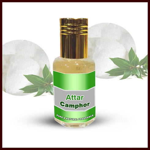 Vishaka Arts Camphor Attar / Pure Camphor Perfume Fragrance Roll On (25 ML)