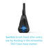 TAO Clean Umma Diamond Sonic Toothbrush Replacement Heads, Black (3-Pack) for Electric Toothbrush and Docking Station
