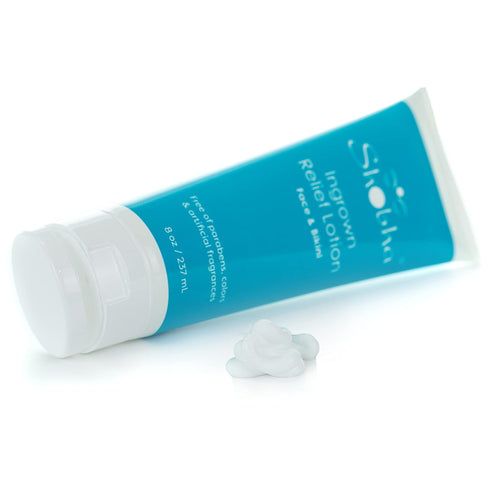 Shobha Ingrown Relief Lotion, 8 oz, One-Step Treatment for Post Waxing Hair Bump Removal