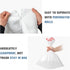 15-18 Gallon Drawstring Trash Bags, 102 Count Ultra Large Trash Can Liners, Heavy Duty Strong White Plastic Bags