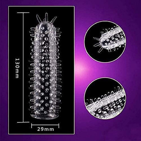 XCASLY 5 Condoms for Male, Transparent Pieces