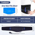 Back Ice Pack for Lower Back Pain with Compression Air Pump, Lumbar Support Brace with Hot Cold Therapy Gel Pack for