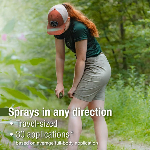 Herbal Armor DEET-Free Insect Repellent Spray, 3 oz. Travel Size, Plant-Based, Safe for Family and Pets