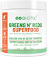 GOBIOTIX Super Greens and Reds Powder, Probiotic Supplement with Digestive Enzymes, Organic Whole Foods (Mango)