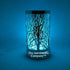 The Gel Candle Company Natural Forest Tree Scene Design Multi Color Changing Warmer Lamp with Dish for Fragrance Oils