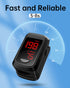 Mini Fingertip Pulse Oximeter, Oxygen Saturation Monitor for SpO2/Heart Rate/PI, Auto Graph Display