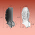 ReptiLeisure 2 Penis Sleeves Reusable Cock Rings, Pcs Cock Sleeves Enlarger Penis Extender Delay Ejaculation Male Sex