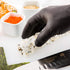 Restaurantware Extra Large Black Nitrile Gloves, Powder-Free Food Safe Gloves, Disposable and Recyclable, 100ct Box