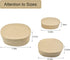 WANDIC Paper Mache Box, Set of 3 Oval Paper Mache Hat Kraft Paper Containers with Lids Ideal for Painting Crafting & Storage Accessories Jewelry Gifts by WANDIC
