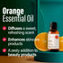 H’ana Sweet Orange Essential Oil 1 fl oz - 100% Natural for Diffuser, Skin Use, Aromatherapy, Sweet Orange Oil