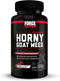 Force Factor Horny Goat Weed for Men - 750mg Natural Male Drive & Vitality Supplement, 60 Capsules