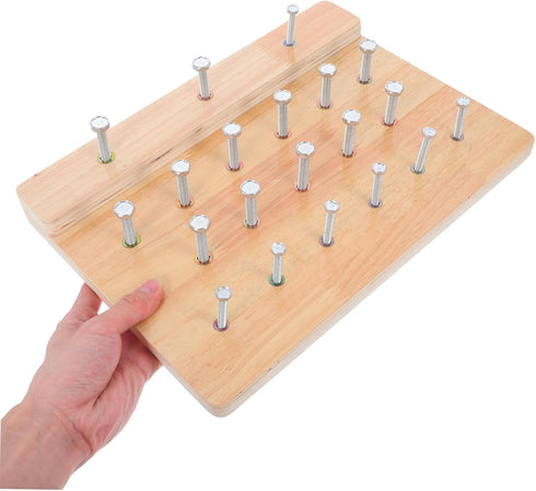 TOYANDONA Finger Dexterity Training Board - Hand Therapy Equipment for Rehabilitation