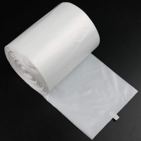 18 Gallon Large Trash Bags | White Kitchen Garbage Bags | 80 Counts | Lawn and Leaf Bags