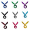 LOVEF 5 Pcs Velvet Wire Headband - Multi-Function Bunny Rabbit Ear Hair Band, Assorted Colors