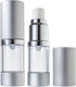 JUVITUS 2 Pack 10 ml Airless Spray Bottle - Refillable Travel Container for Lotion & Creams